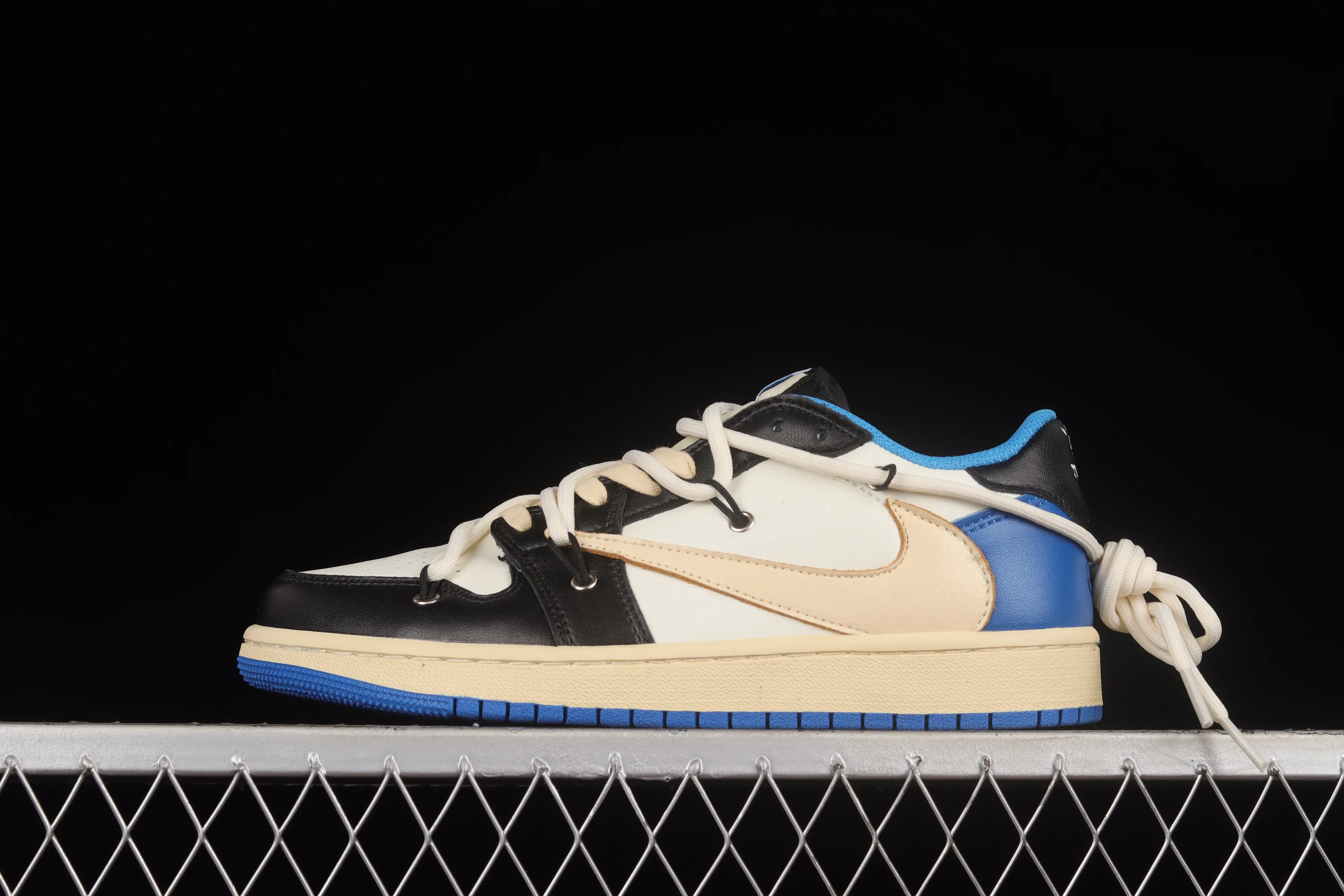 All categories Air Jordan Jordan series basketball shoes Air Jordan 1 Low Air Jordan 1 Low AJ1 Joe 1 customized version Vibe flavor deconstruction Sports culture basketball shoes DM7866-140